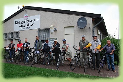 Radtour 2013 Gruppenfoto 2  - Vereinsheim