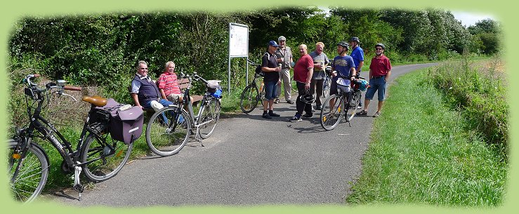 Radtour - Felder in den Lippeauen